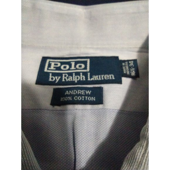 Polo Ralph Lauren Pink Pony Long Sleeve Button‎ Blue Shirt (038) - Picture 2 of 4